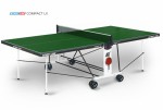 Теннисный стол для помещения Compact LX green усовершенствованная модель стола 6042-3 s-dostavka - магазин СпортДоставка. Спортивные товары интернет магазин в Новосибирске 