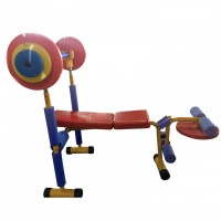 Силовой тренажер детский скамья для жима DFC VT-2400 для детей дошкольного возраста s-dostavka - магазин СпортДоставка. Спортивные товары интернет магазин в Новосибирске 